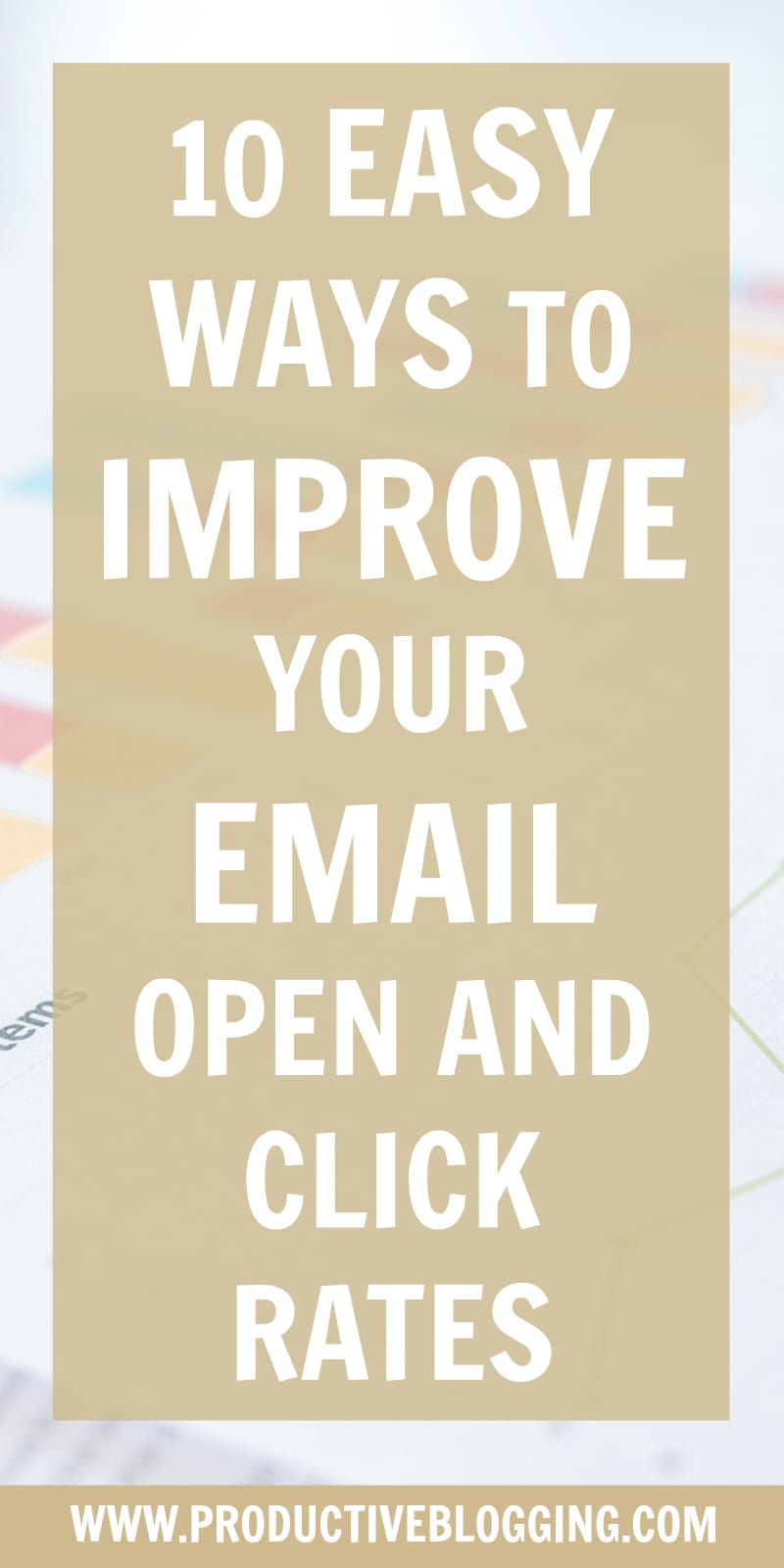 Having a large email list is great… but not if no one is opening your emails or clicking on your links. Here are 10 easy ways to improve your email open and click rates… #openrate #clickrate #clickthroughrate #emailmarketing #emaillist #emaillistgrowth #growyouremaillist #emailmarketingtips #listbuilding #subscribers #mailchimp #convertkit #mailerlite #blogging #bloggers #bloggingtips #growyourblog #bloggrowth #productivity #productivitytips #productiveblogging #blogsmarternotharder