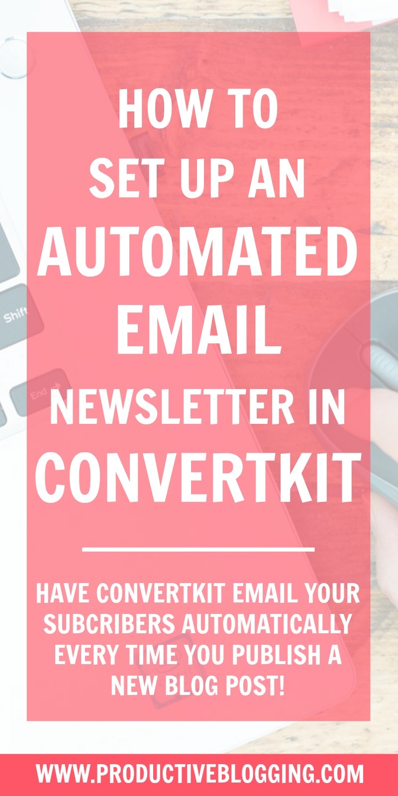 Set up an automated email newsletter with ConvertKit and every time you publish a new blog post, your subscribers will automatically get an email with an extract from your new post. Alternatively, you can opt to send automated weekly newsletters, featuring extracts from your most recent posts, on a day and time of your choosing. #automatedemail #emailmarketing #rssemail #emailnewsletter #convertkit #blogging #bloggers #bloggingtips #productivity #productivitytips #productiveblogging