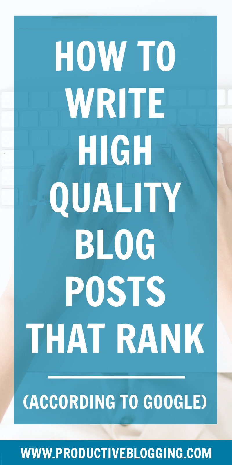 Google has repeatedly said that the best way to improve your rankings is to create consistently high-quality content. But what does that mean? Here’s how to write high quality blog posts that rank (according to Google). #highqualitycontent #highqualityblogposts #EAT #googlerankingfactors #googleSEO #SEO #SEOtips #SEOhacks #searchengineoptimization #SEOforbloggers #SEOforbeginners #beginnersSEO #blogSEO #growyourblog #bloggrowth #bloggingtips #blogtips #blogging #bloggers #productiveblogging