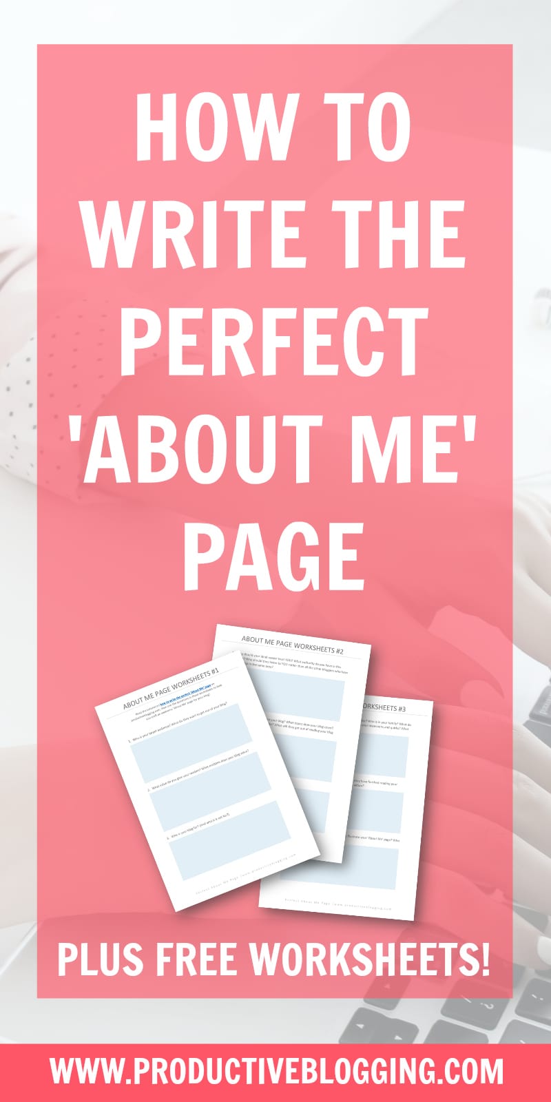 It’s probably one of your most visited pages and a HUGE opportunity, but are you wasting it? Here’s how to write the perfect ‘About Me’ page for your blog… #aboutpage #aboutmepage #blogcontent #sellyourself #blogging #blog #blogger #bloggingtips #productiveblogging