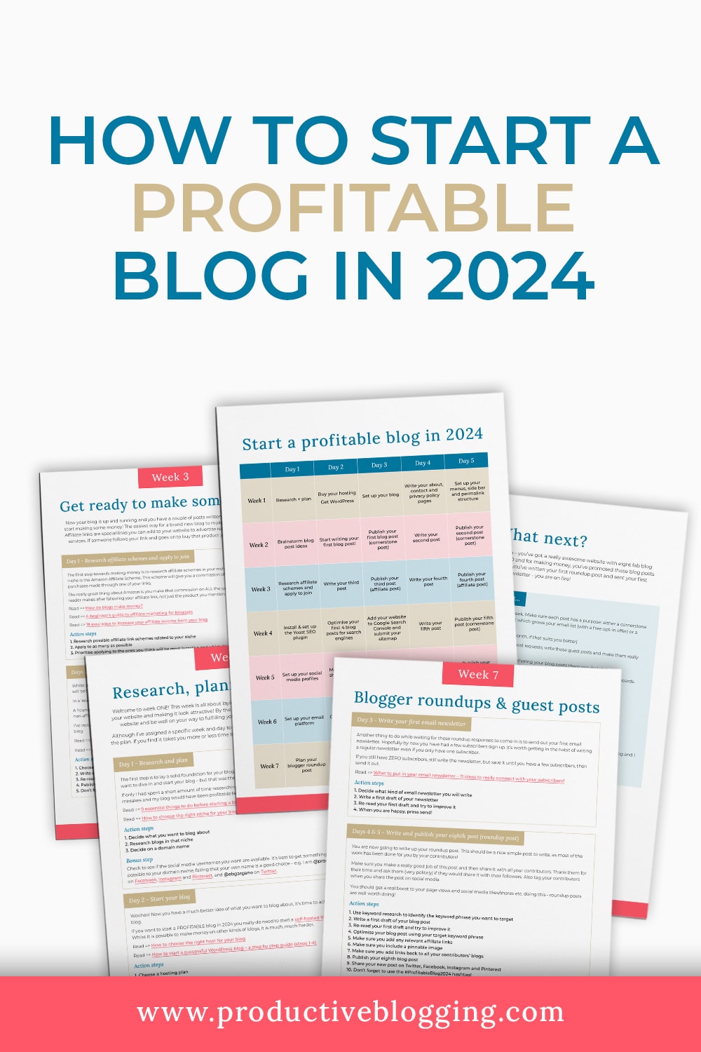 Want to start a profitable blog in 2024 but don’t know where to start? Or maybe you already have a blog, but you still haven’t made any money yet? In this post I show you the steps you need to take to go from zero to a profitable blog in 2024! #startablog #startablog2024 #profitableblog #makemoneyblogging #newblogger #bloggingnewbie #selfhosted #wordpressblog #siteground #newblog2024 #newyearnewblog #newyearsresolutions #blogplan #blogplanner #bloggingtips #productiveblogging #profitableblog2024