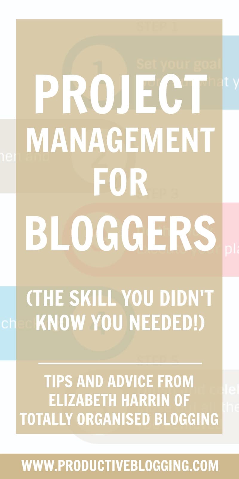 As bloggers we manage projects all the time, even if we might not think of them as projects! Elizabeth Harrin is a professional project manager, as well as an award winning blogger. She shares her tips on project management for bloggers – showing how using project management techniques can make blogging less stressful and leave you feeling more in control! #projectmanagement #projectmanagementforbloggers #elizabethharrin #guestpost #productivitytips #bloggingtips #productiveblogging