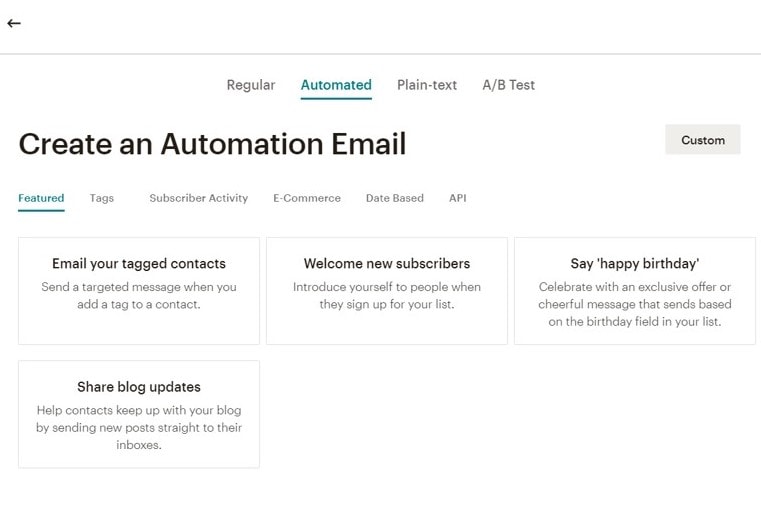 How to set up an automated email newsletter with Mailchimp