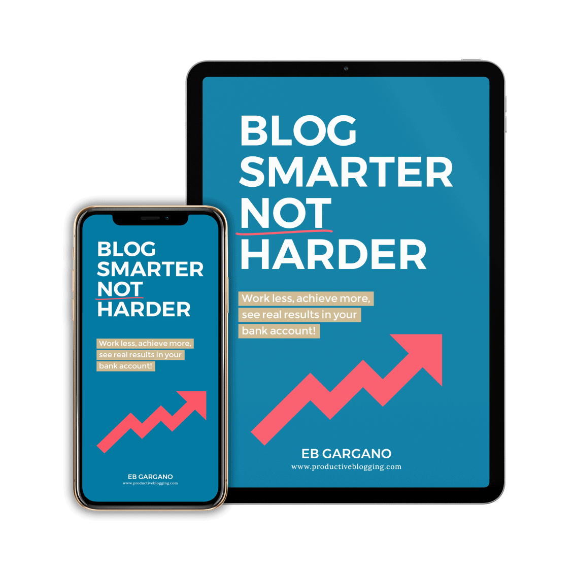 Blog Smarter Not Harder Mockup on ipad and iphone